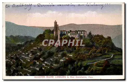 Cartes postales Kloster Ruine Limburg Bad Durkheim