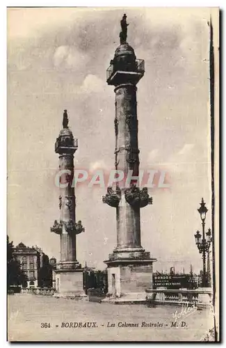 Cartes postales Bordeaux Les Colonnes Rostrales