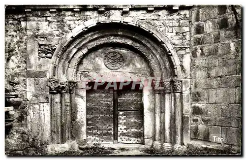 Cartes postales Vallee D&#39Aure Arreau Portique Roman de I&#39Eglise Saint Exupere