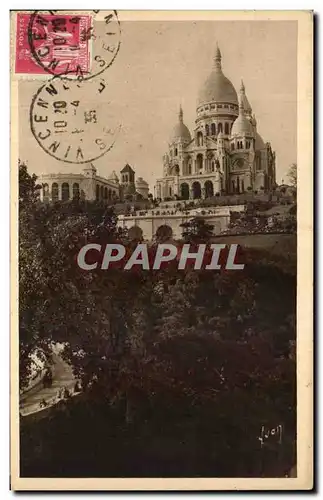 Ansichtskarte AK Paris En Flanant Basilique du Sacre Coeur de Montmartre