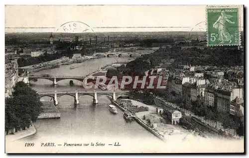 Cartes postales Paris Panorama sur la Seine