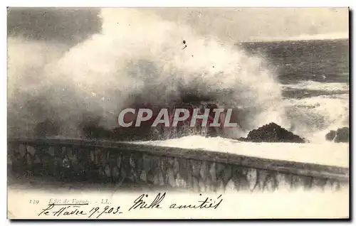 Ansichtskarte AK Effet de vagues Le Havre