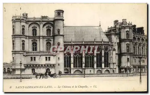 Cartes postales St Germain en Laye Le Chateau et la Chapelle