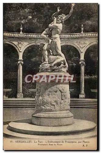 Cartes postales Versailles Le Parc L&#39Enlevement De Proserpine Par Pluton