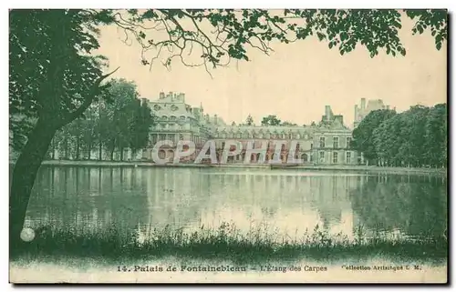 Cartes postales Pont De Fontainebleau L&#39etang Des Carpes