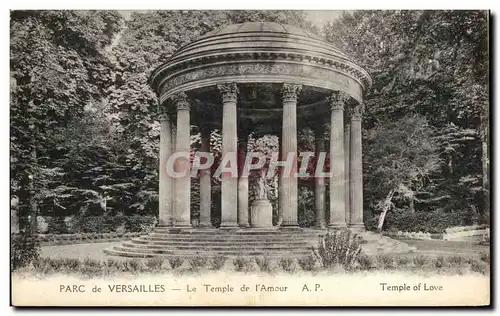 Cartes postales Parc De Versailles le Temple De l&#39Amour