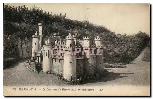 Cartes postales Mesnil Val Le Chateau De Pierrefonds En Miniature