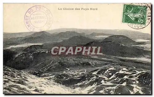 Cartes postales La Chaine Des Puys Nord