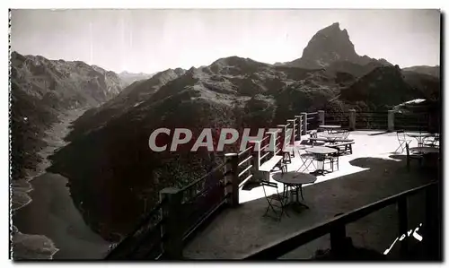 Cartes postales Vallee D&#39Ossau La terrasse du restaurant du teleferique d&#39Artouste