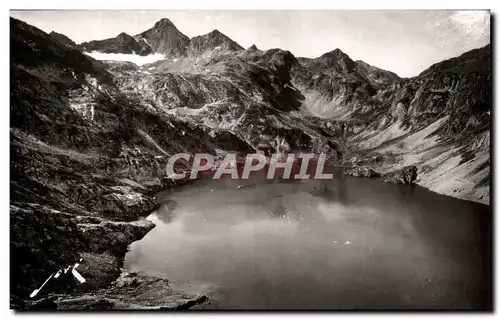 Cartes postales Vallee D&#39Ossau Le Lac d&#39Artouste et le pic d&#39Arremoult