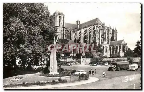 Ansichtskarte AK Le Mans Cathedrale Saint Julien