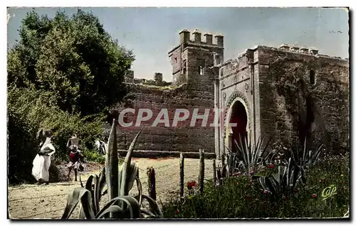 Moderne Karte Maroc Rabat La Porte interieur du Chellah