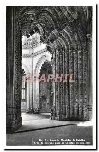 Ansichtskarte AK Portugal Mosteiro da Batalha Arco de Entrada Para as Capelas Incompletas