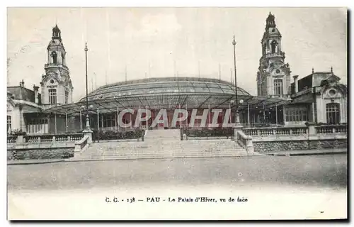 Cartes postales Pau Le Palais d&#39Hiver vu de Face