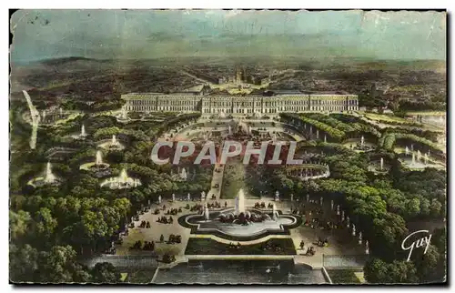 Cartes postales Versailles Et Ses Merveilles Le Chateau Vue Generale