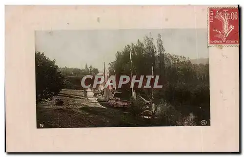 Cartes postales Bateaux Canal