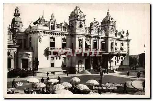 Cartes postales Monte Carlo Entree du Casino Monaco