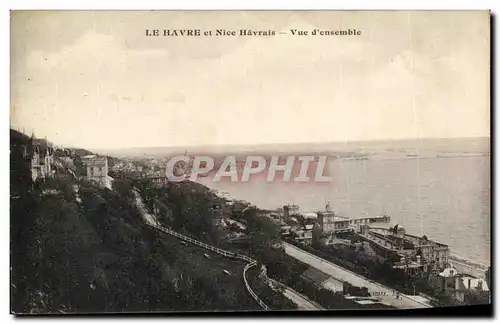 Cartes postales Le Havre et Nice Havrais Vue d&#39ensemble