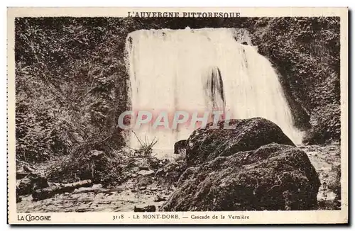 Cartes postales Le Mont Dore Cascade de la Verniere