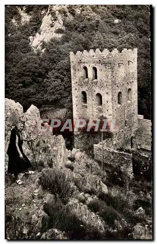 Ansichtskarte AK Le Roussillon Abbaye de Saint Martin Canigou Le Clocher