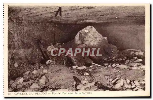 Cartes postales Caverne du Dragon Bouche d&#39aeration de la Caverne Militaria