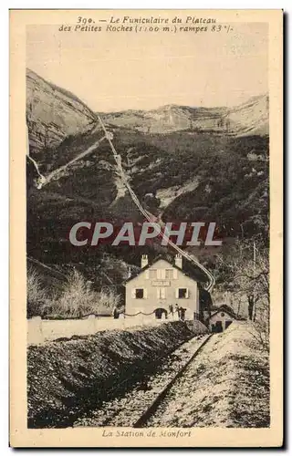 Ansichtskarte AK La Funiculaire du Plateau des Petites Roches rampes