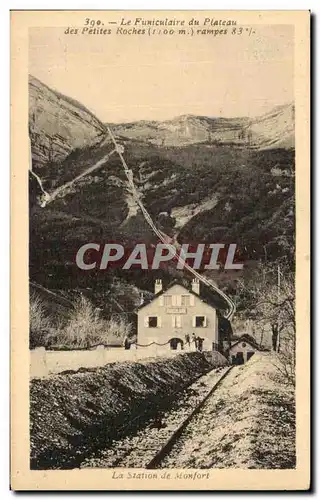 Cartes postales La Funiculaire du Plateau des Petites Roches rampes