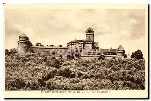 Cartes postales Le Haut Koenigsbourg Vue D'Ensemble