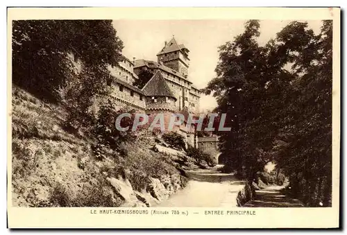 Cartes postales Le Haut Koenigesbourg Entree Principale