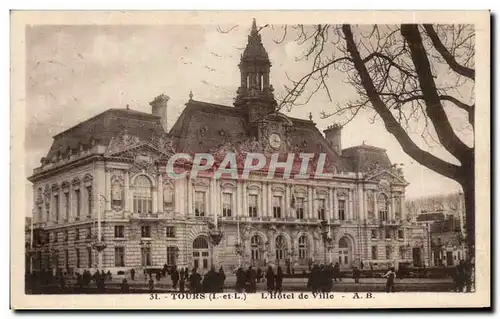 Cartes postales Tours L&#39Hotel de Ville