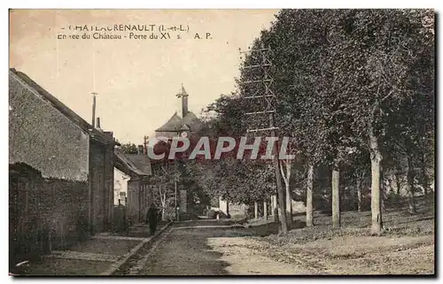 Cartes postales Chatearenault Entree du Chateau Porte