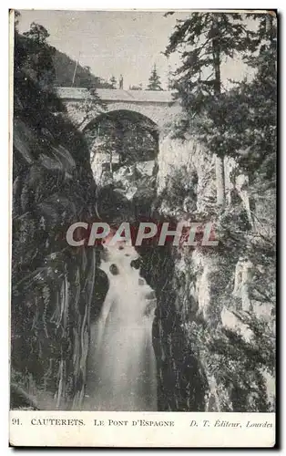 Cartes postales Cauterets Le Pont D&#39Espagne