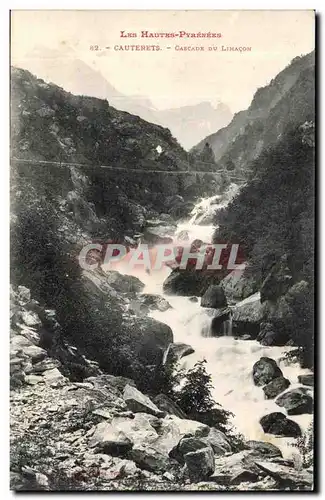 Ansichtskarte AK Les Hautes Pyrenees Cauterets Cascade du Limacon