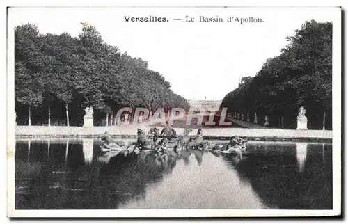 Cartes postales Versailles Le Bassin d&#39Apollon