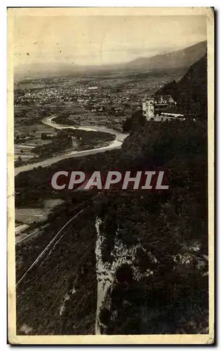 Cartes postales Monnetier L&#39Hotel du Chateau Vue Sur l&#39Arve et Annemasse Ancienne Residence des Ducs de Sa