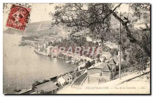 Cartes postales Villefranche Vue de la Corniche