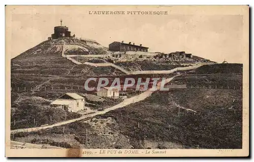 Ansichtskarte AK L&#39Auvergne Pittoresque Le Puy de Dome Le Sommet