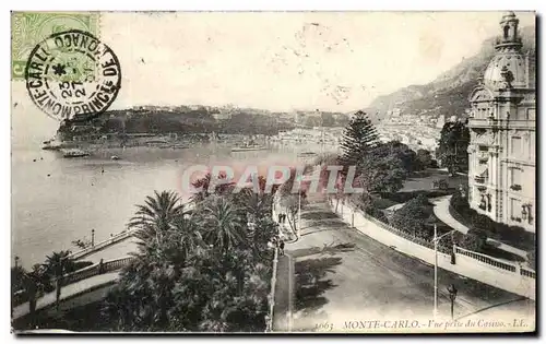 Cartes postales Monte Carlo Vuee Prise du Casino