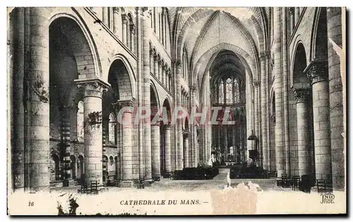 Cartes postales Cathedrale Du Mans