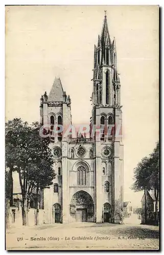 Cartes postales Senlis La Cathedrale