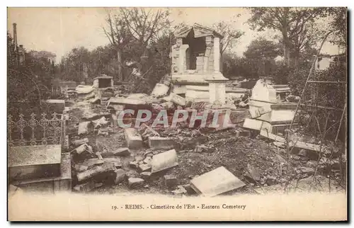 Cartes postales Reims Cimetiere de I&#39Est