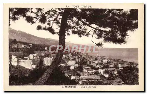 Cartes postales Menton Vue Generale