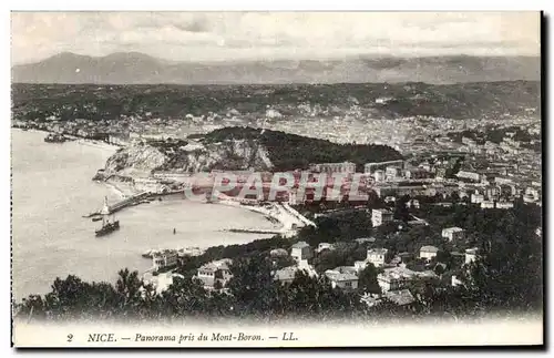 Cartes postales Nice Panorama pris du Mont Boron