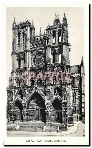 Cartes postales Cathedrale d'Amiens