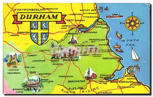 Cartes postales moderne Durham