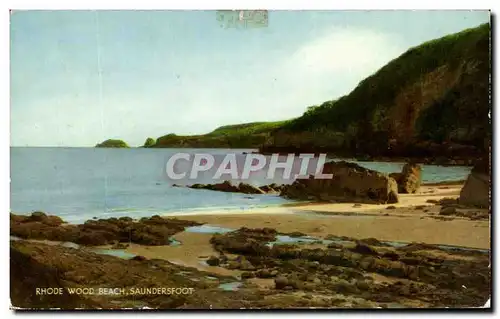 Cartes postales Rhone Wood Beach Saundersfoot