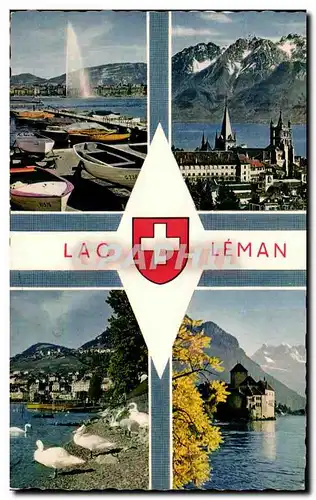 Cartes postales Lac Leman Suisse