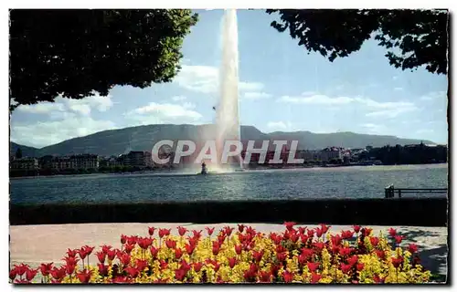 Cartes postales moderne Suisse Geneve Le Jet d&#39Eau