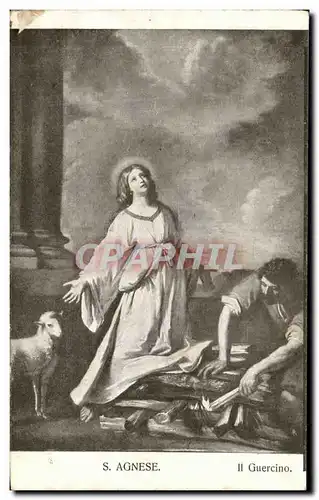 Ansichtskarte AK S Agnese Il Guercino Moutons