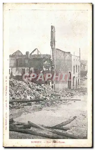 Cartes postales Nomeny Rue Porte Basse